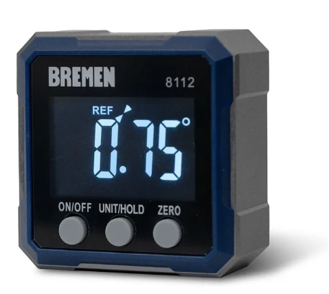 INCLINOMETRO DIGITAL METALICO 3L BREMEN® - BR8112