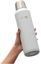 TERMO 1L AC.INOX. TAPA MAGNETICA BLANCO BREMEN® - BR8201