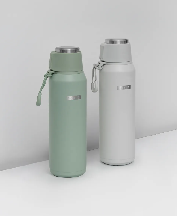 TERMO 600 cc. AC.INOX. GRIS BREMEN® - BR8210