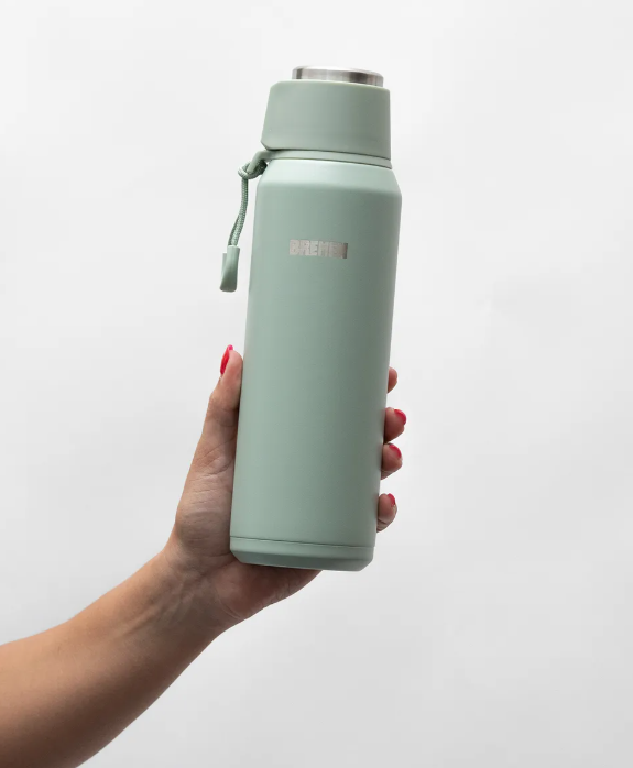 TERMO 600 cc. AC.INOX. VERDE BREMEN® - BR8211