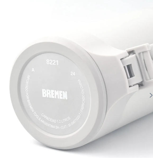 TERMO 1,2 Lts. AC.INOX. GRIS BREMEN® - BR8220