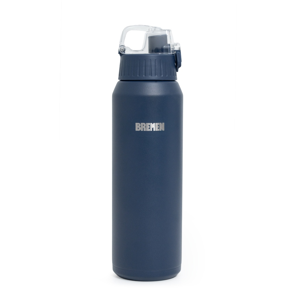 TERMO DEPORTIVO 600 cc. AC.INOX. AZUL BREMEN® - BR7296