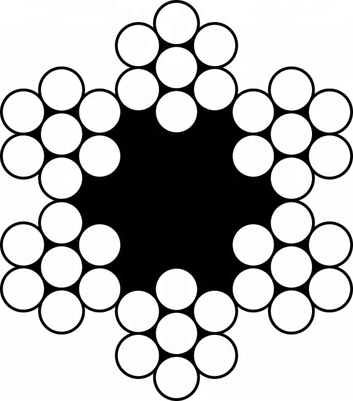 CABLE DE ACERO  6x7 2,15 mm (R.200 m) HEAVY LOAD - HL0191