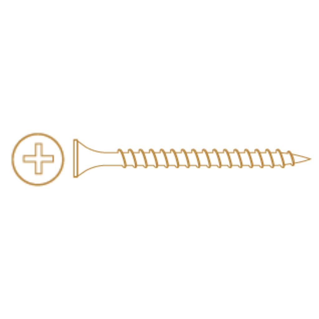 TORNILLO PARA MADERA  FIX AGUJA (013)  3.5 x 20  (Caja x 1000 uni) BREMEN® - FIX35020