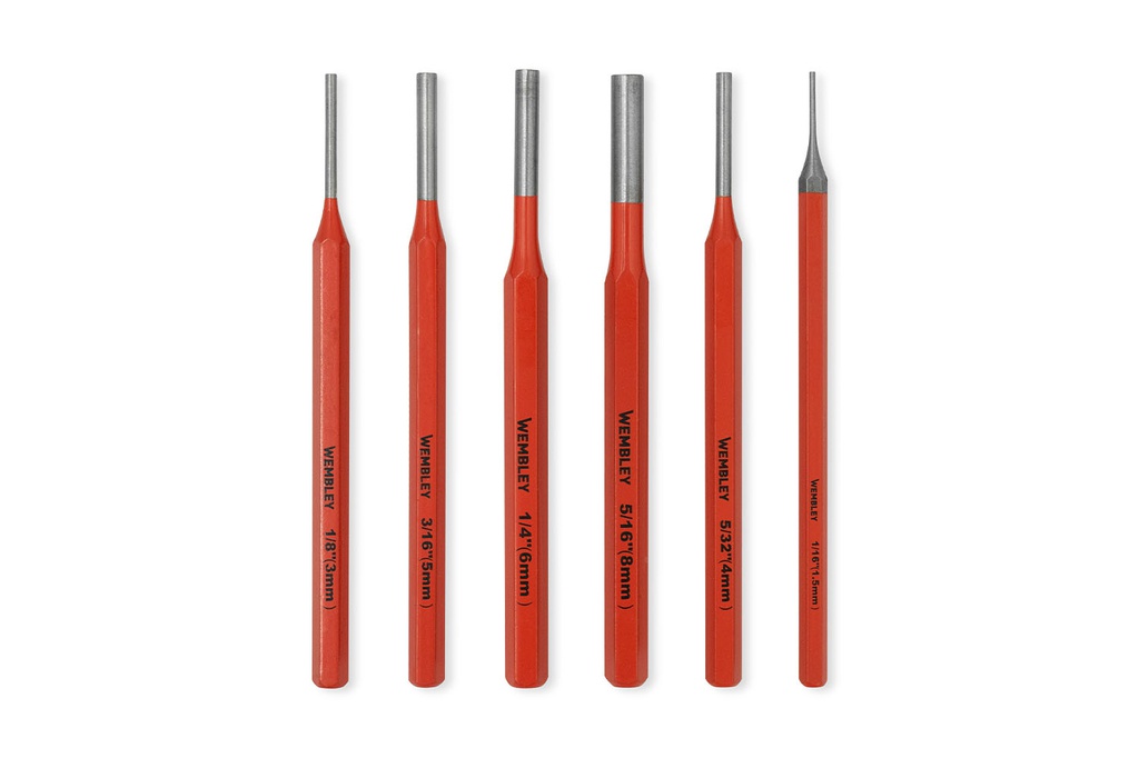 PUNZON SACA ESPIGA JGO 6 pz. WEMBLEY® - WE7813