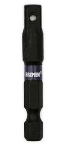 ADAPTADOR DE IMPACTO 1/4 HEX. 1/4 CUADRADO (blister x 3 u.) BREMEN® - BR7872