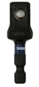 ADAPTADOR DE IMPACTO 1/4 HEX. 1/2 CUADRADO (blister x 3 u.) BREMEN® - BR7874