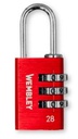 CANDADO DE  COMBINACION 28 mm 3 DIGITOS WEMBLEY®® - WE7882