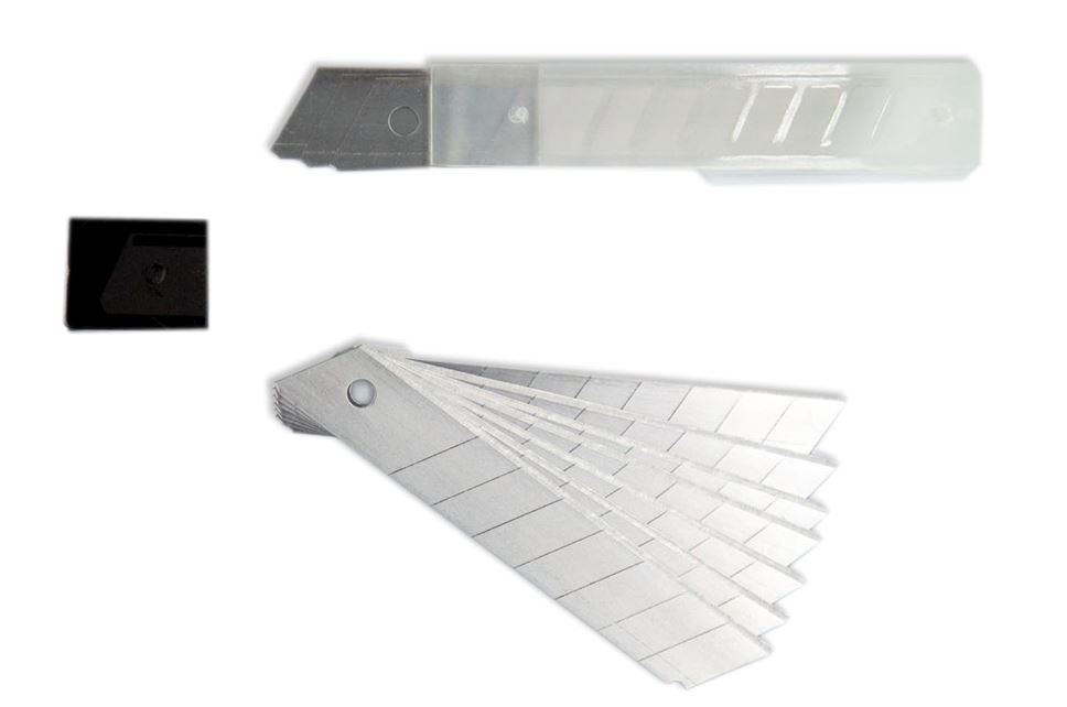 REPUESTO PARTIBLE PARA CUCHILLA METALICA 18 mm (caja x 10 u.) WEMBLEY®  - WE2615