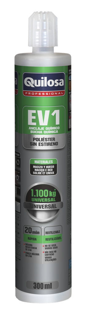 ANCLAJE QUIMICO EV1 300 ml. QUILOSA - 10043065
