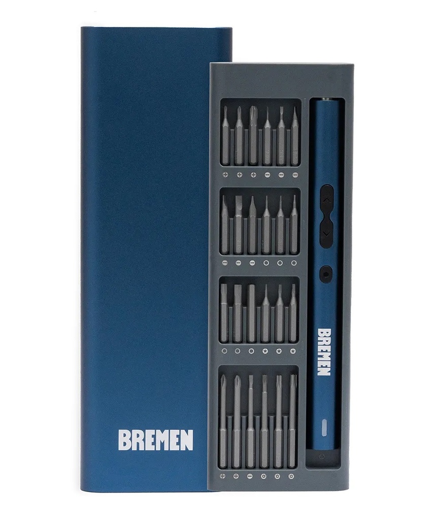 DESTORNILLADOR DE PRECISION ELECTRICO JGO. 62 pz. BREMEN® - BR8300