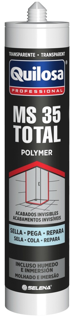 ADHESIVO Y SELLADOR MS-35 TOTAL TRANSPARENTE 280 ml. QUILOSA - 10051570