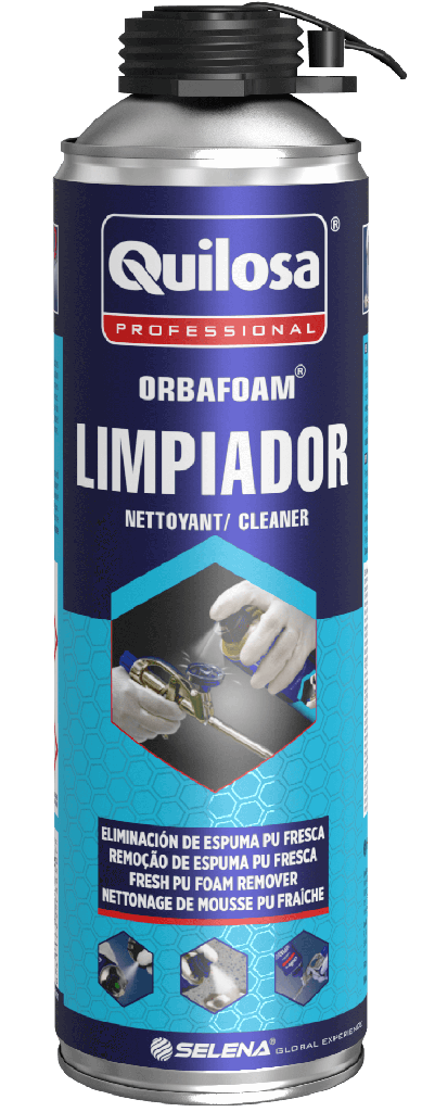 LIMPIADOR DE ESPUMA FRESCA (PISTOLA) 500 ml. QUILOSA - 10025032