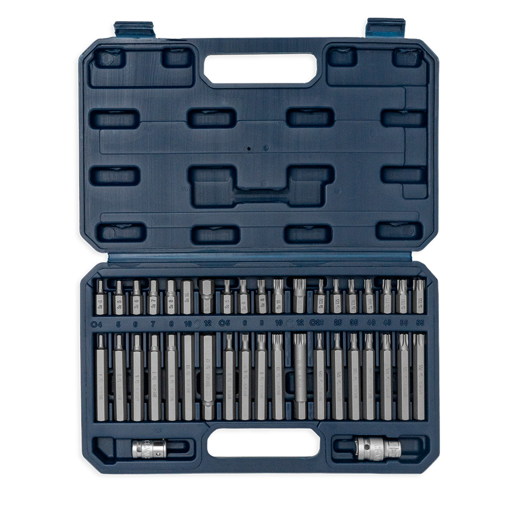 JGO. PUNTAS TORX/ALLEN/MULTI ESTRIA 40 Pz. BREMEN® - BR8302