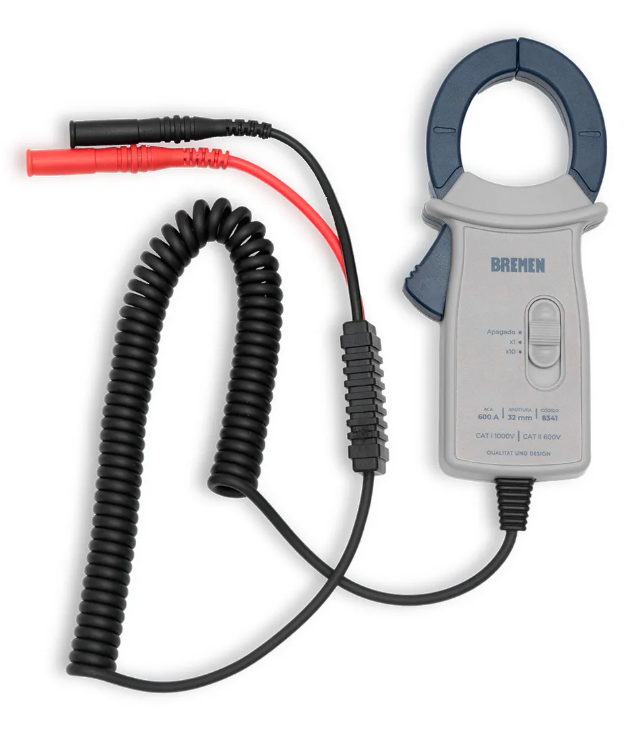 PINZA AMPEROMÉTRICA PARA MULTIMETRO (BR8340) BREMEN®   - BR8341