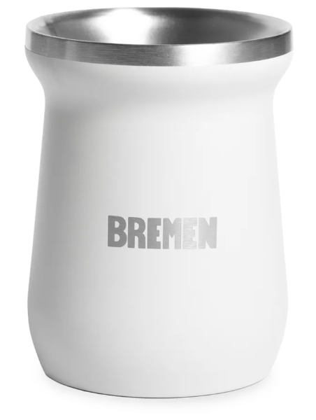 MATE AC.INOX. 180 ml. GRIS BREMEN® - BR8626