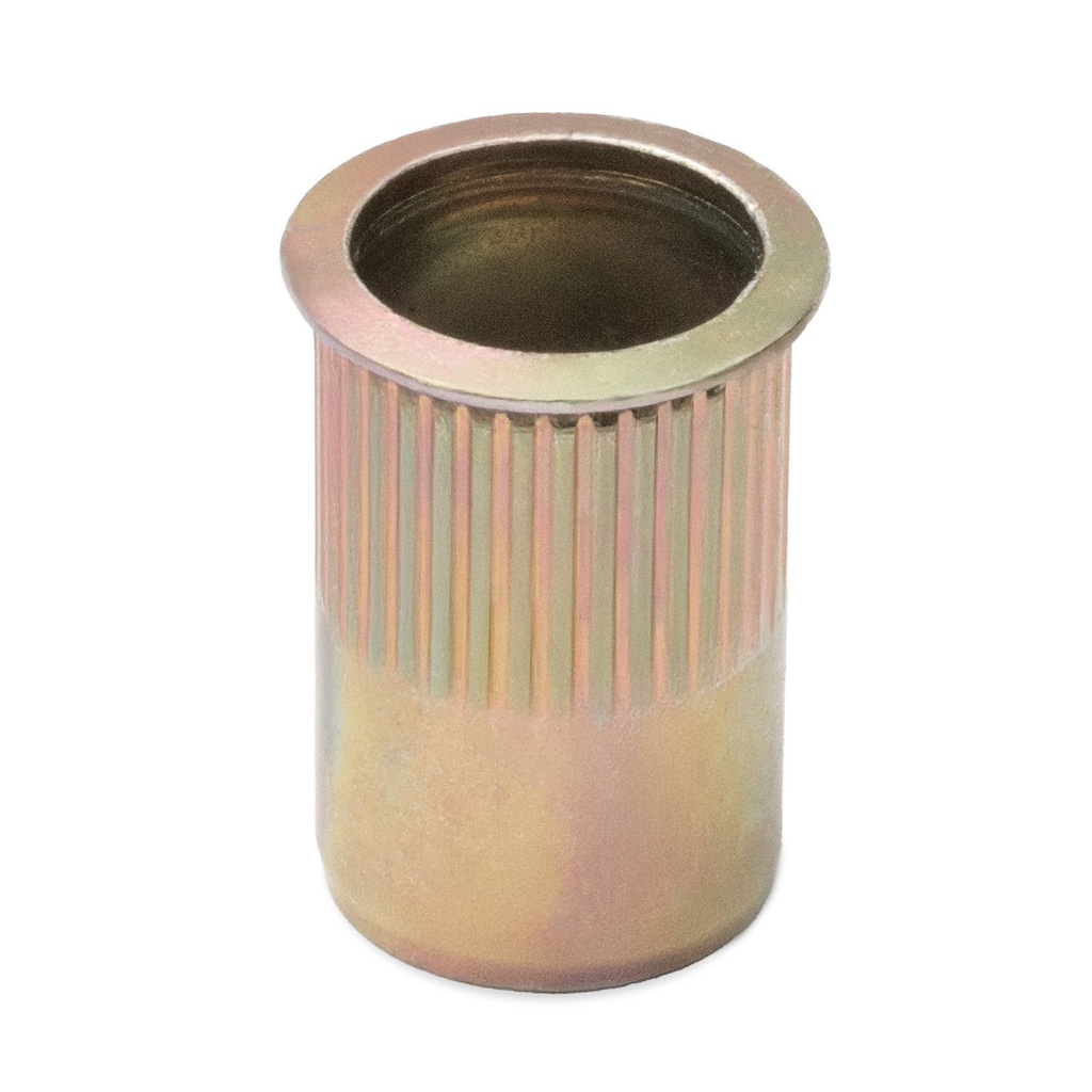 REMACHE TUERCA PLANO ( Dicromatado Dorado) MA (007) 12X1.75X1-4 (Caja x 100uni) BREMEN® - RTZPMA12175