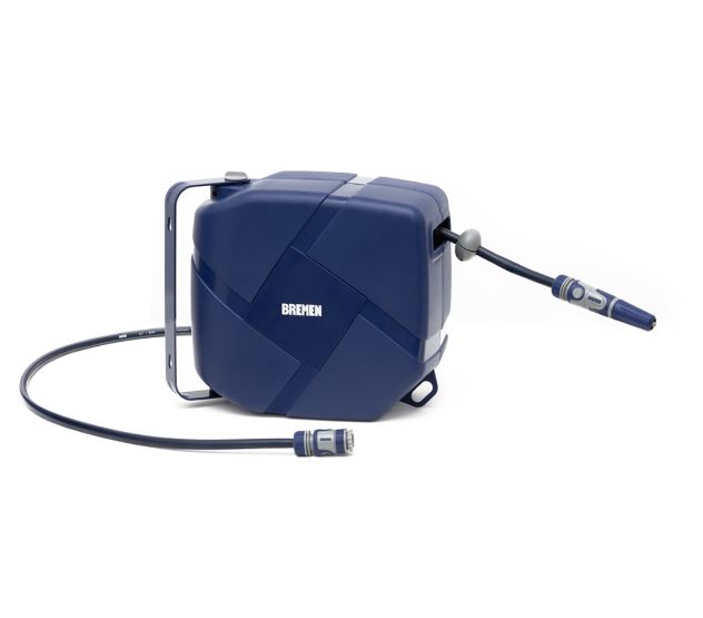 ROLLO PORTA MANGUERAS AUTOMATICO (20 mtrs) BREMEN® - BR8700