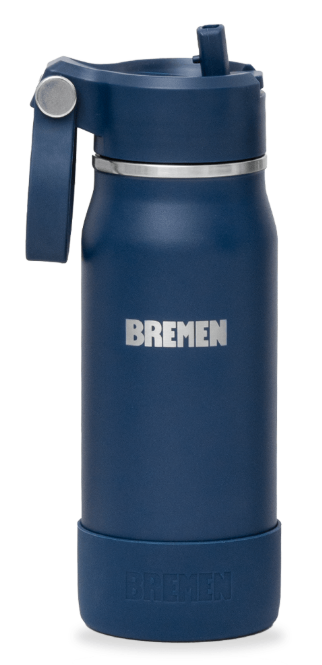 TERMO BOTELLA CON PICO 0,6 L AZUL BREMEN® - BR8615