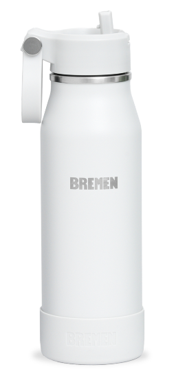 TERMO BOTELLA CON PICO 0,95 L GRIS BREMEN® - BR8619