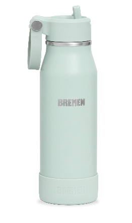 TERMO BOTELLA CON PICO 0,95 L VERDE BREMEN® - BR8620
