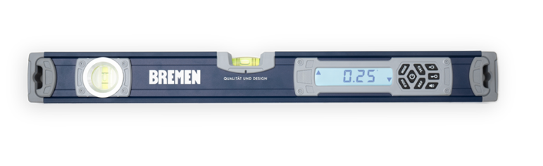 NIVEL ALUMINIO CON INCLINÓMETRO DIGITAL IMANTADO 600 mm BREMEN®   - BR8670