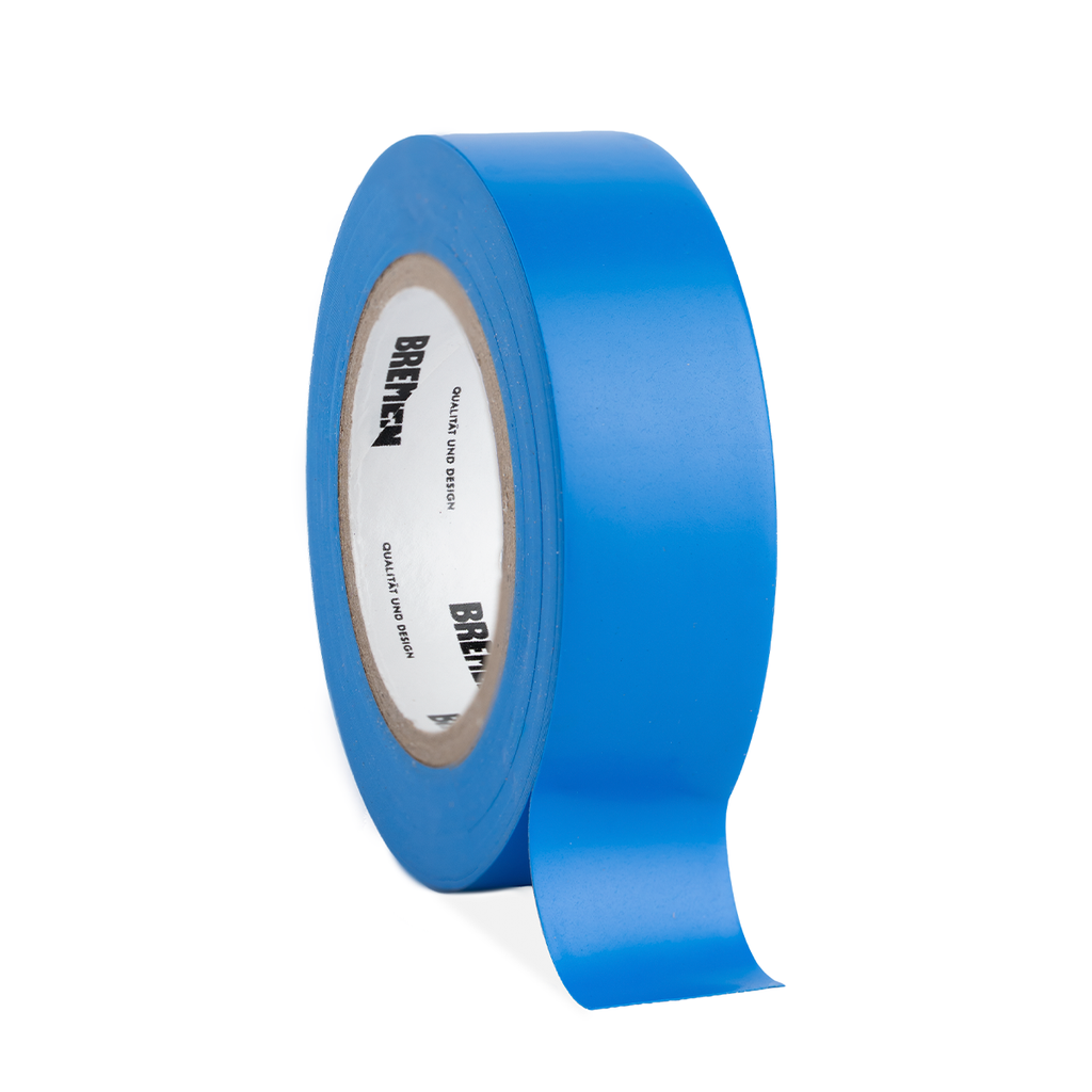 CINTA ADHESIVA AISLADORA 0,18mmX19mmX9,14m [Azul] (x 10 Unidades) BREMEN® - BR8811