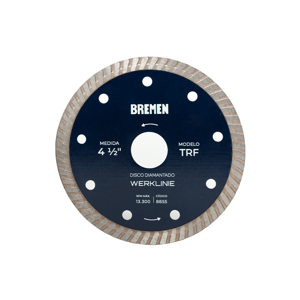 DISCO DIAM. BREMEN® 4-½" Turbo Fino WERKLINIE BREMEN® - BR8855