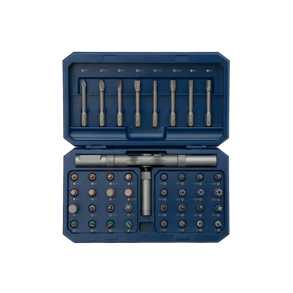DESTORNILLADOR CRIQUE CON PUNTAS EN JUEGO - Enc.1/4" (44 PZS) BREMEN® - BR8878