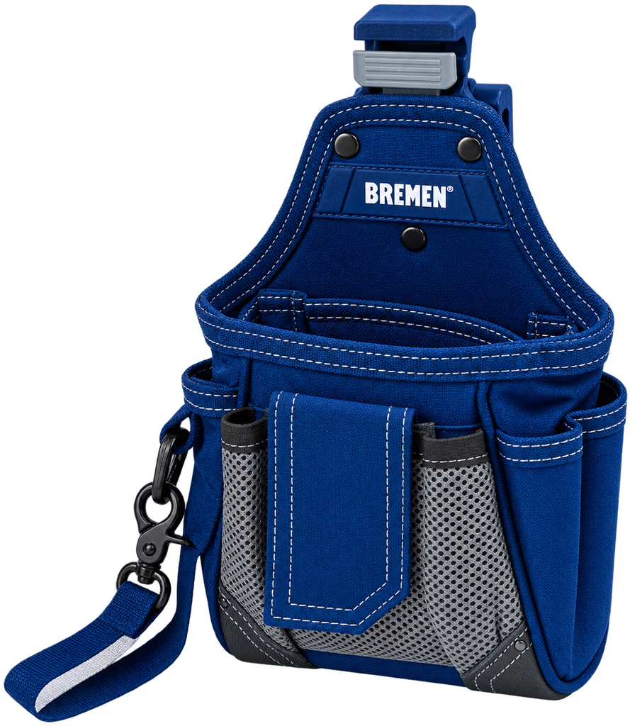 CINTURÓN PORTAHERRAMIENTAS CARTUCHERA EinKlick [11 Espacios de guardado] BREMEN® - BR8915