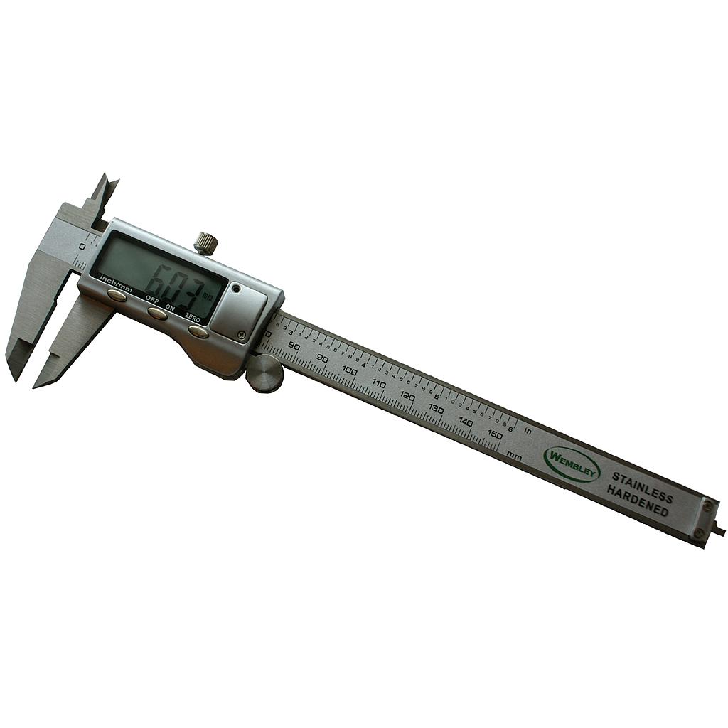 CALIBRE DIGITAL METALICO 150 mm WEMBLEY® - WE5940