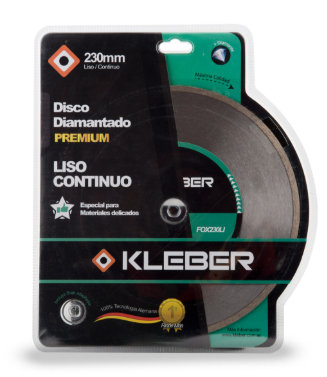 [KL0006] DISCO DIAMANTADO 180 mm LISO KLEBER - KL0006