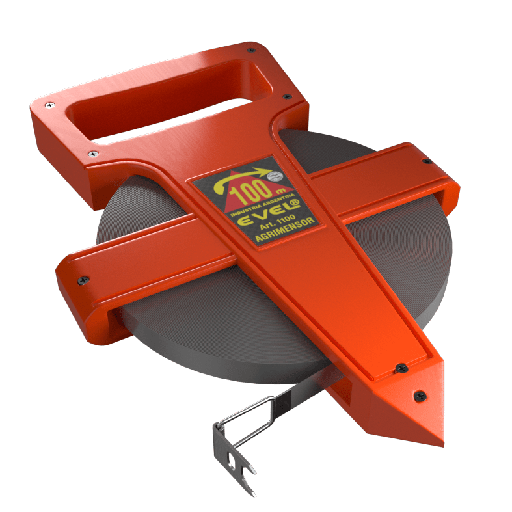 [EV1100] CINTA METRICA EVEL  1100 100 m.FLEJ.CROMAD. - EV1100