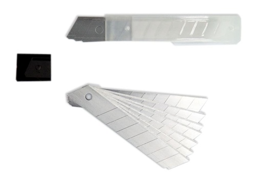 [WE2615] REPUESTO PARTIBLE PARA CUCHILLA METALICA 18 mm (caja x 10 u.) WEMBLEY®  - WE2615