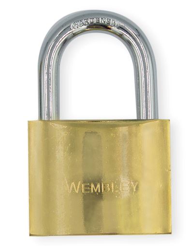 [WE6073] CANDADO  TITANIUM   50mm [3 llaves] WEMBLEY® - WE6073