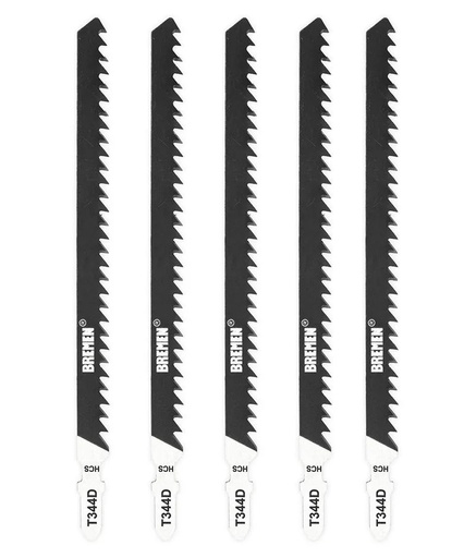 [BR7975] HOJA DE CALAR ENC.T P/MADERA (T344D) BREMEN® (blister x 5 u.) - BR7975