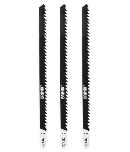 [BR7976] HOJA DE CALAR ENC.T P/MADERA [T744D] BREMEN® (blister x  3 u.) - BR7976