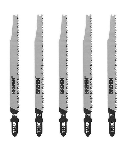 [BR7977] HOJA DE CALAR ENC.T P/MADERA (T308B) BREMEN® (blister x 5 u.) - BR7977