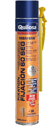 [10040759] ADHESIVO EN ESPUMA ORBAFOAM FIJ.60 SEGUNDOS 750 ml. (CANULA) QUILOSA - 10040759