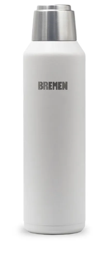 [BR8201] TERMO 1L AC.INOX. TAPA MAGNETICA GRIS BREMEN® - BR8201