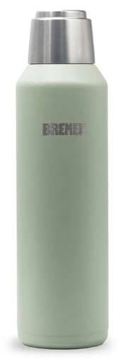[BR8202] TERMO 1L AC.INOX. TAPA MAGNETICA VERDE BREMEN® - BR8202