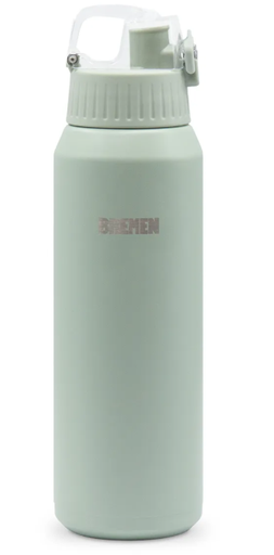[BR8216] TERMO DEPORTIVO 600 cc. AC.INOX. VERDE BREMEN® - 8216