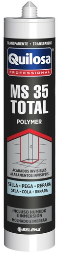 [10051570] ADHESIVO Y SELLADOR MS-35 TOTAL TRANSPARENTE 280 ml. QUILOSA - 10051570