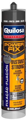 [10041647] ADHESIVO POWER FIX INSTANT STRONG NEGRO 430 gr. QUILOSA - 10041647