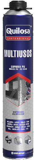 [10051388] ESPUMA DE POLIURETANO MULTIUSO (PISTOLA) 750 ml. QUILOSA - 10051388