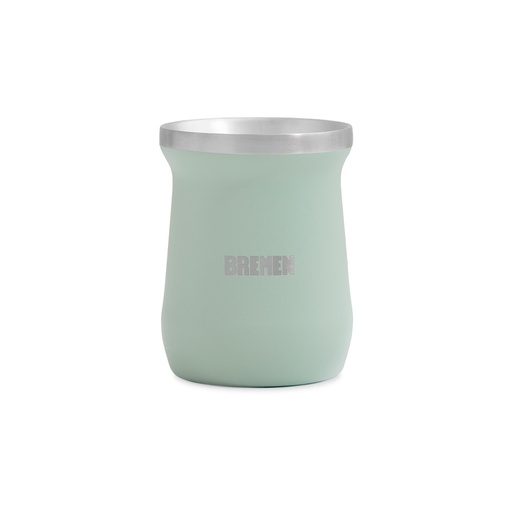 [BR8399] MATE AC.INOX. 300 ml. VERDE BREMEN® - BR8399