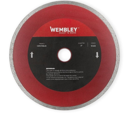 [WE8361] DISCO DIAMANTADO 7" TURBO FINO WEMBLEY® - WE8361