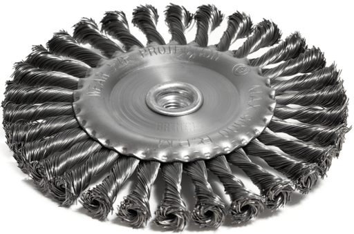 [BR8423] CEPILLO CIRC. 4,5" TRENZADO (AMOLADORA ANG.) BREMEN® - BR8423