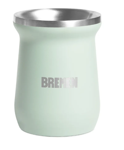 [BR8627] MATE AC.INOX. 180 ml. VERDE BREMEN® - BR8627