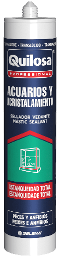 [10042454] SILICONA ACUARIOS Y ACRISTALAMIENTO NEGRO 290 ml. QUILOSA - 10042454